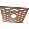 Ekena Millwork Chevron Wood Fretwork Pierced Ceiling Medallion, Walnut, 16"OD x 4 1/8"ID x 3/8"T CMWP16X16X0375CHWA - alternate 4